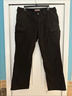 5.11 Tactical Black Cargo Pants with Multiple Pockets